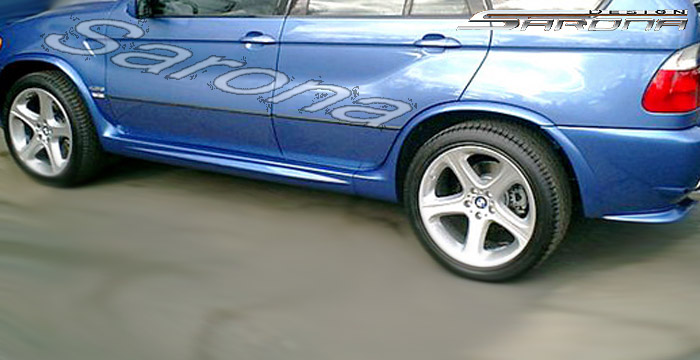 Custom BMW X5  SUV/SAV/Crossover Side Skirts (2000 - 2006) - $750.00 (Part #BM-010-SS)